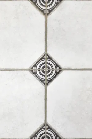 Quantité Limitée carrelage LEEDS BLACK 33x33cm imitation carreaux ciment